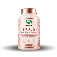 Capsules multivitaminées PCOS de haute qualité, rapport d'inositol 40:1, bien-être féminin, fournisseur de capsules multivitaminées PCOS