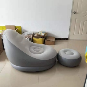 Wholesale Indoor Outdoor PVC Flocking <b>Inflatable</b> Leisure Lazy <b>Sofa</b> Lounge <b>Sofa</b> Bed <b>Inflatable</b> Movie Chair Couch <b>Sofa</b> - Product Image 4