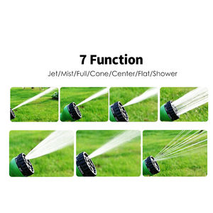 Beyaz kutu ambalaj 50FT genişletilebilir sihirli hortum 7 desen püskürtme memesi Polyester + TPE malzeme duvara monte bahçe - Product Image 2