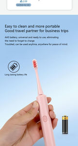 แปรง<span class=keywords><strong>สี</strong></span>ฟันไฟฟ้าแบบพกพา WCHT WCHT-E719 สำหรับผู้ใหญ่ ขนแปรงนุ่ม ซอกฟันทำความสะอาดได้ กันน้ำ ผลิตจากพ<span class=keywords><strong>ล</strong></span>าส<span class=keywords><strong>ต</strong></span>ิก เหมาะสำหรับครอบครัวแ<span class=keywords><strong>ล</strong></span>ะการเดินทาง - Product Image 2