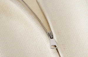 Usine personnalisé femmes pull en tricot Cardigans à manches longues demi-col haut <span class=keywords><strong>femme</strong></span> manteau tricot automne hiver <span class=keywords><strong>veste</strong></span> à glissière en cachemire - Product Image 5