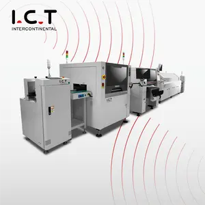 Linha de montagem automática SMT Linha de máquinas de linha de montagem SMT Linha de produção com ampla compatibilidade