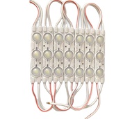 Module LED haute luminosité 6011 12V 3 LED SMD 2835 pour enseignes publicitaires extérieures 1,5W, module LED à injection