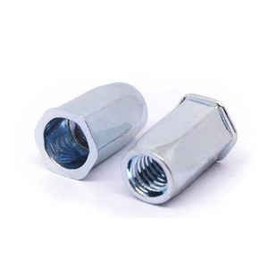 Mạ thép chèn M3-M12 kết thúc mở giảm mỏng hình lục giác đầu đầy đủ Hex cơ thể phẳng đầu đinh tán NUT - Product Image 1