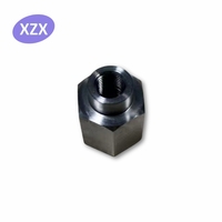 Interfaz de válvula de aire roscada de acero inoxidable hexagonal
