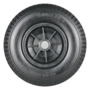 HL HANAK China <span class=keywords><strong>precio</strong></span> <span class=keywords><strong>de</strong></span> fábrica 8 pulgadas 2,50-4 PU rueda <span class=keywords><strong>de</strong></span> espuma con borde <span class=keywords><strong>de</strong></span> plástico para <span class=keywords><strong>carretilla</strong></span> <span class=keywords><strong>de</strong></span> mano - Product Image 2