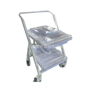 Maijie Endoscope <b>Trolley</b> Steel Plastic Double Layer Tray Hospital Use - Product Image 5