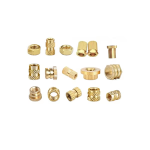 Metric CNC gia công M6 M8 gia công <span class=keywords><strong>Brass</strong></span> chèn Nuts - Product Image 1