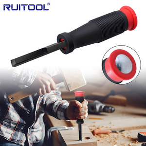 RUITOOL Ciseau à angle droit RL-9151B en acier au chrome-vanadium pour la menuiserie, le travail du bois, le rainurage, la découpe de charnières, outil de sculpture - Product Image 1