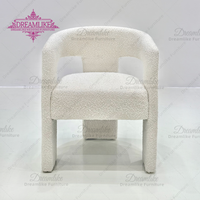 Chaise de salle à manger extérieure durable en bois massif pour hôtels restaurants salons