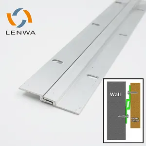 Заводская алюминиевая панель LENWA, крепежные зажимы для стен, крепежная система, настенный монтаж, французская шиповка, сплит-рейка
