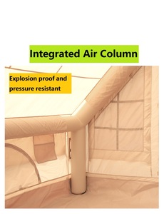 Carpa Inflable para Acampar al Aire Libre con Tela Oxford Reforzada, Portátil, Impermeable, de Montaje Automático, con Columnas de Aire, para 4 Personas - Product Image 3