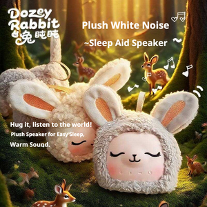PT-40 Haut-parleur sans fil portable anti-stress en peluche lapin à bruit blanc, à faible niveau sonore, pour la maison - Meilleures ventes - Product Image 5