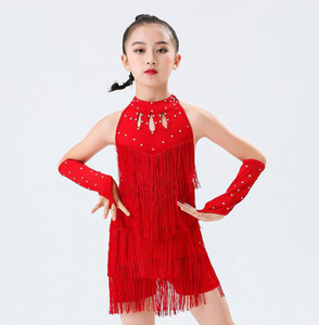Vestido <span class=keywords><strong>de</strong></span> baile latino Ecoparty para niñas <span class=keywords><strong>de</strong></span> 3 a 15 años, vestido <span class=keywords><strong>de</strong></span> baile con borlas sólidas, <span class=keywords><strong>traje</strong></span> <span class=keywords><strong>de</strong></span> competición profesional para niños, disfraz <span class=keywords><strong>de</strong></span> <span class=keywords><strong>Tango</strong></span> - Product Image 6