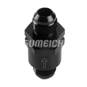 Sumeichi Đen nhôm-10 một đến AN10 bùng Inline kiểm tra van với thiết kế mùa xuân bên trong các bộ phận, không trở lại một cách - Product Image 1