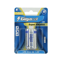Vente en gros pas cher prix alcaline AA longue durée de vie batterie OEM Private Label LR6 AM3 1.5v pour jouets télécommandés 5 ans