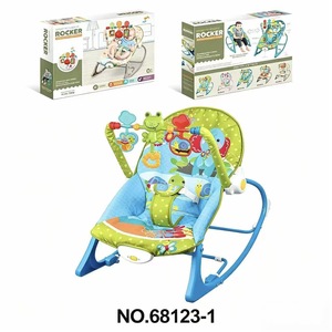 Silla Mecedora Eléctrica Multifuncional Ecológica de Plástico para Bebés, con Vibración y Música, Diseño de Dibujos Animados - Product Image 2