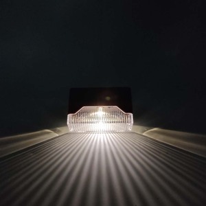 Lampe extérieure solaire de lumière de chemin d'étape de <span class=keywords><strong>barrière</strong></span> d'escalier solaire LED pour la cour de jardin - Product Image 6