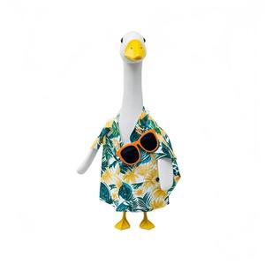 Modieuze Veranda Gans Outfit Schattig Gazon Gans Kleding Tuin Decor Kostuum - Product Image 1