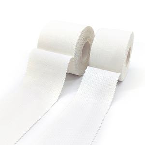 Cinta deportiva atlética blanca <span class=keywords><strong>de</strong></span> algodón <span class=keywords><strong>de</strong></span> óxido <span class=keywords><strong>de</strong></span> Zinc personalizada cinta deportiva rígida fácil <span class=keywords><strong>de</strong></span> rasgar borde dentado cinta deportiva <span class=keywords><strong>para</strong></span> la articulación del dedo <span class=keywords><strong>tobillo</strong></span> muñeca - Product Image 3