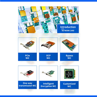 Adaptador de servidor con puerto óptico dual de 100G y chip Intel E810-CAM2