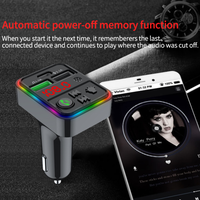Récepteur de lecteur MP3 de voiture Bluetooth Lecture de musique sans perte Navigation Lumière ambiante colorée