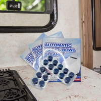 Tablettes nettoyantes écologiques portables pour toilettes de camping-car/bateaux, désodorisant solide jetable pour réservoir de camping-car, élimine les odeurs pendant le camping