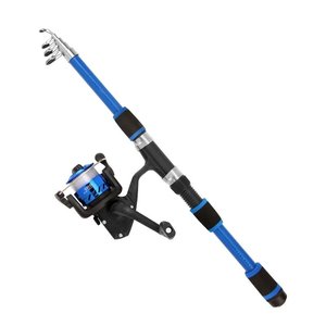 Canne à pêche télescopique de 1,8 m avec moulinet et équipement de pêche - Product Image 2