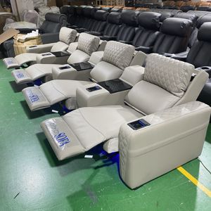Heimkino Liegesessel <span class=keywords><strong>Sofa</strong></span> Stuhl echtes Leder Elektro-Kino-<span class=keywords><strong>Sofa</strong></span> Theater Massagesessel Wohnzimmermöbel - Product Image 4