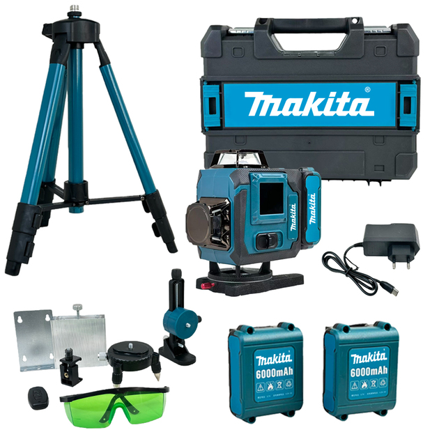 Bulk Supply Laser Level for Floor and Wall Marking Professional Construction Work 360 Self-Leveling Green Beam Laser Level Kit