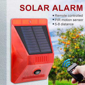 Luces Solares de Advertencia con Clasificación IP65, Pequeñas, 4 Modos, Luz y Sonido, 8 LED, Control Remoto para Jardín, Pueblo, Rancho, Villa - Product Image 6