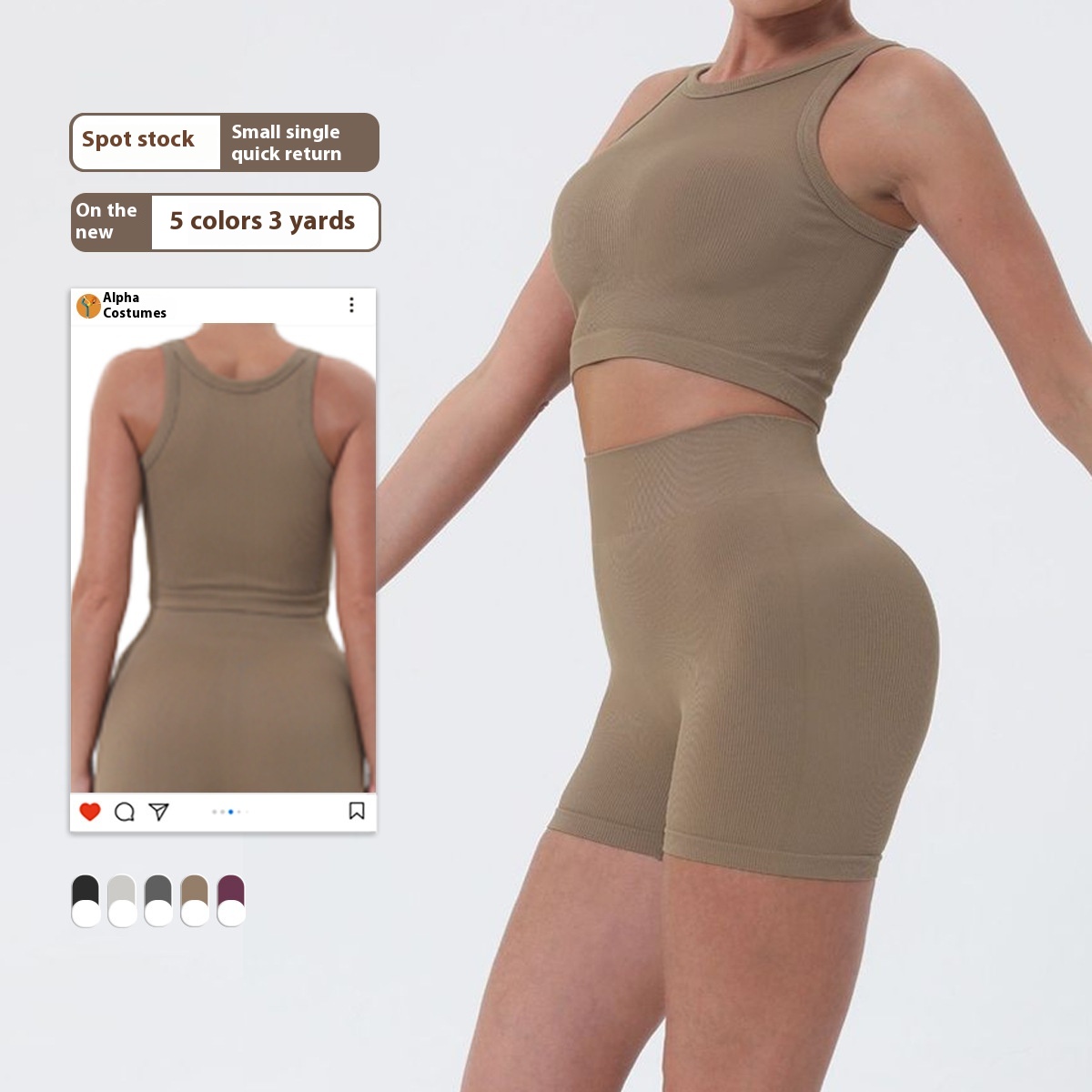 Women's Breathable Seamless Yoga Vest Quick-Dry Sleeveless Fitness Top Sports Camisole with Front Logo Outerwear Sports Shirt