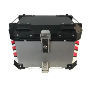 ZHUITU Xmax Side Case Metal Motorcycle Box Motor Top Box Tail Bag Trunk Box Top Case Zontes Moto Accessories