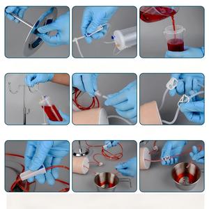 Modèle d'entraînement à l'injection IV, simulateur de flebotomie et de ponction veineuse avec support IV pour la formation en soins <span class=keywords><strong>infirmiers</strong></span> - Product Image 4