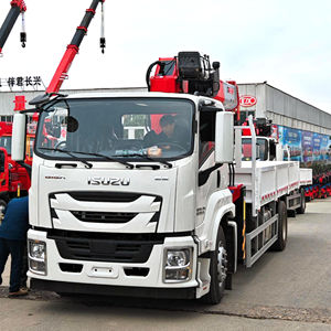 מוצר חדש 7טון <span class=keywords><strong>8ton</strong></span> 10ton הידראולי טלסקופי בום רכוב מנוף 1 סוזו גיגה 4 x2 משאית מטען עם מנוף - Product Image 1