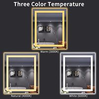 Éclairage LED Miroir intelligent miroir lumineux led de luxe pour salle de bain hôtel miroirs rétroéclairés muraux