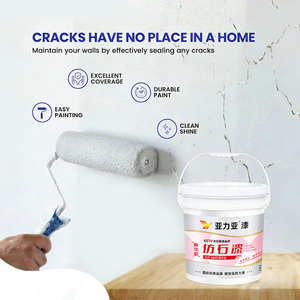 Revestimiento Líquido Acrílico Impermeable y Antiarañazos, Pintura de Revestimiento para <span class=keywords><strong>Paredes</strong></span> Exteriores e Interiores, Textura de <span class=keywords><strong>Arena</strong></span> Coloreada, Cristal - Product Image 4