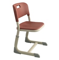 Ensemble de mobilier scolaire moderne pour une seule salle de classe, chaises pliantes réglables en hauteur en acier et en plastique pour l'école primaire
