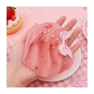 Bông quyến rũ long lanh Kem <span class=keywords><strong>DIY</strong></span> handmade Đồ chơi mô hình Kit hỗn hợp đất sét bọt hạt thơm Slime nghệ thuật cho trẻ em - Product Image 6