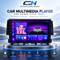 Autoradio Android pour Honda Civic 2015, écran IPS, navigation GPS, stéréo, 2016, 2017, 2018, 2019, 2020, Carplay, unité principale