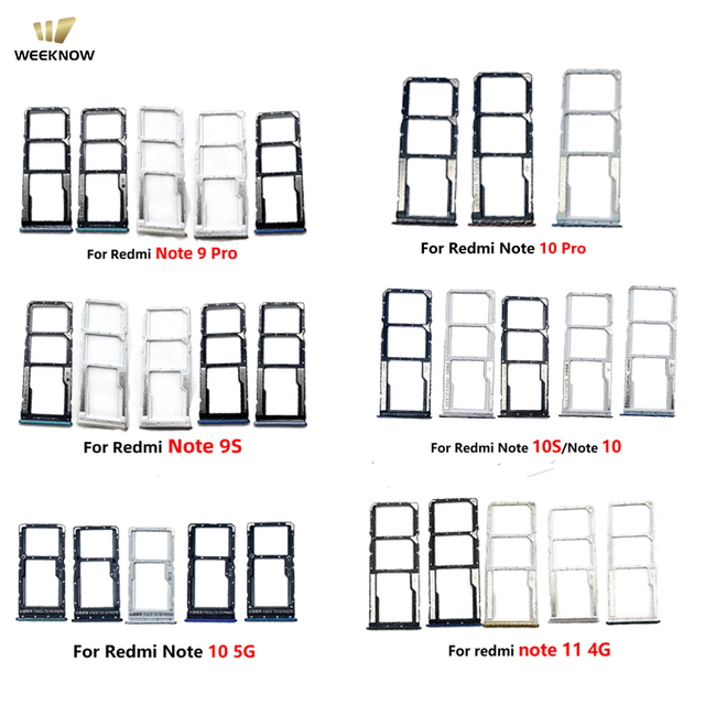 Dual Sim Card Slot Tray Redmi Note 11 14 Pro Plus 4G 5G Poco C85 Drawer Holder Chip Holder Adapter Mobile Phone Flex Cables
