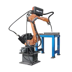 Máquina de soldadura industrial Brazo de robot de 6 ejes Productos de acero al carbono de acero inoxidable robot de soldadura