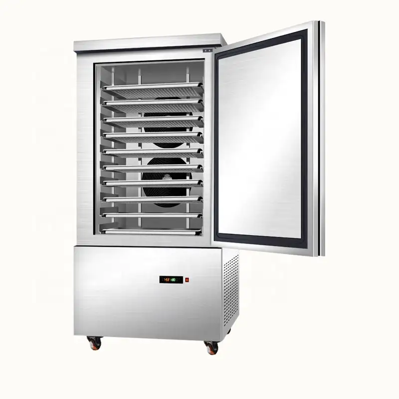 工業用キッチン冷凍装置超低温小型エビIqfブラストフリーザー急速冷凍機低価格