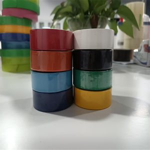 เทปฉนวนไฟฟ้าพีวีซีไวนิลด้านเดียวกันน้ำรหัสสีซ่อมแซมชั่วคราวสำหรับห่อฟิล์มกระดาษกาว - Product Image 4