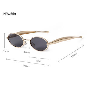 Солнцезащитные очки в металлической оправе, 2025 - Product Image 6