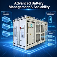 Unidad de Transformador PCS Integrada de 1250-5000kW, Inversor Solar de 690Vac con Transformador Elevador de 0.69kV-35kV, Certificado IEC/UL para BESS