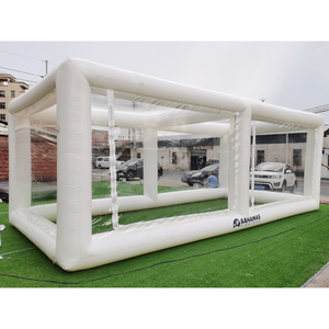 Tienda <span class=keywords><strong>de</strong></span> piscina inflable grande para exteriores, marco <span class=keywords><strong>de</strong></span> soporte y puerta extraíble para cubrir piscina, 8x4m - Product Image 2