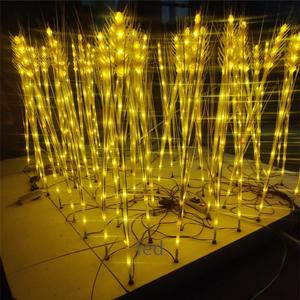 Hôtel de vacances voie centre commercial <span class=keywords><strong>vitrine</strong></span> affichage étanche extérieur lumineux conte de fées éclairage led blé oreille roseau fleur lampe - Product Image 6