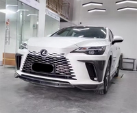 Kit carrosserie de haute qualité en véritable fibre de carbone, style T, comprenant pare-chocs avant, jupes latérales, diffuseur arrière et spoiler pour Lexus RX