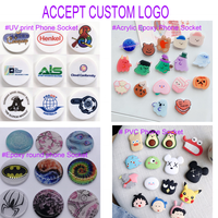 Free Sample Mobile Accessories Free Custom Logo Printing Phone Grip Holder Poppings Socket Cell Phone Sockets